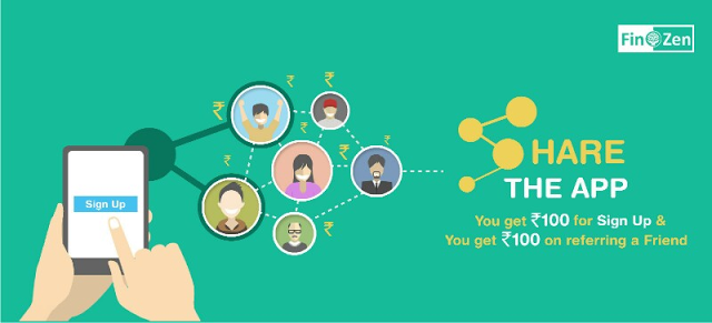 FinoZen App Get Rs100 on Adding Rs100 to Wallet + Refer & Earn