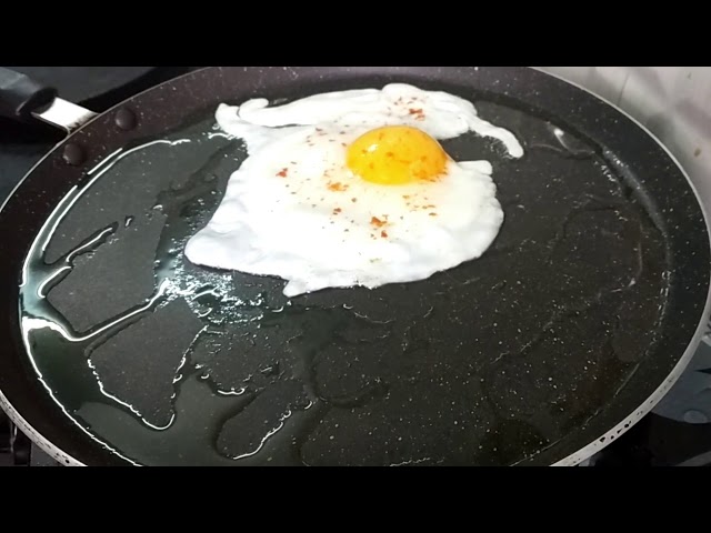 How To Make Half Boiled Egg Omelette in Telugu