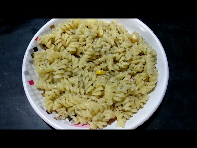Pasta Recipe in Telugu || Bambino pasta creamy cheese fusilli pasta || Moms Tasty Recipes