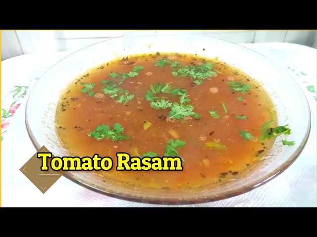 Tomato Rasam Recipe in Telugu | Nellore Tomato Chaaru | lunch By Moms Tasty Recipes