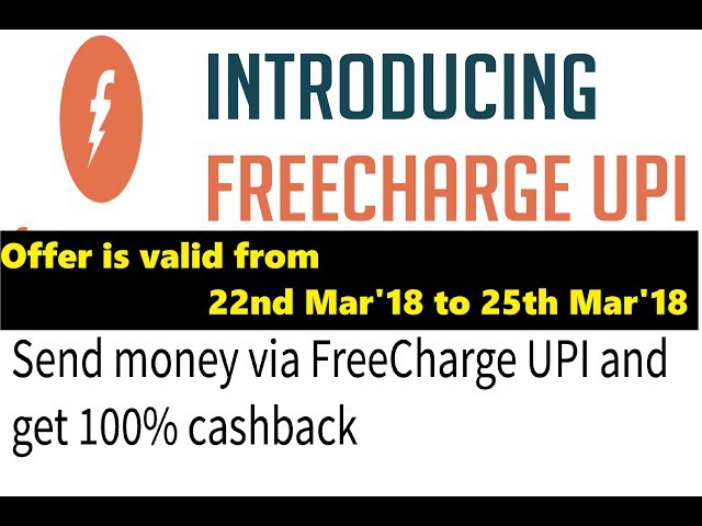 Send money via FreeCharge UPI and get 100% cashback || Tech News Telugu