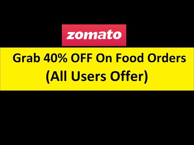 Zomato Food order get Upto 50% offer