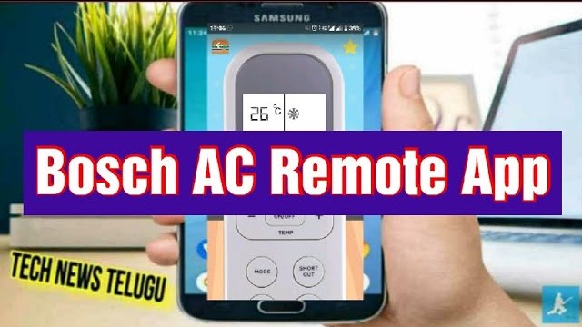 Bosch AC Remote App | Bosch AC Remote Control | Remote Control For Bosch Air Conditioner