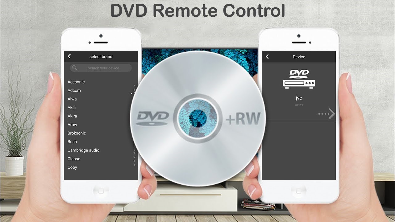 Dvd remote control for all dvd