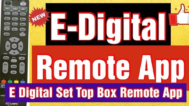 E Digital Remote Control || E-Digital Set Top Box Remote App || E Digital Remote App