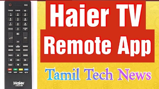 Haier TV Remote App in Tamil - Remote Control For Haier TV