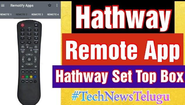 Hathway Remote Control (14 in 1) || Hathway remote app || Hathway Set Top Boxes