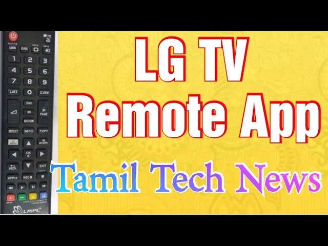 LG TV Remote App - LG Smart TV Remote Control