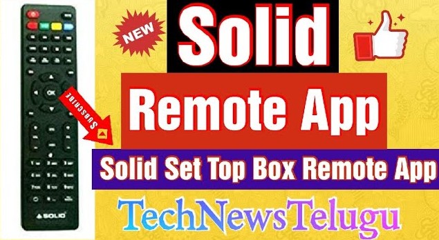 Solid Remote Control || Solid Set Top Box Remote || Solid Remote App