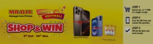 Win Big With Mr.diy Diwali Shop & Win Contest 2024: Grab Iphone 16 And Cash Vouchers!