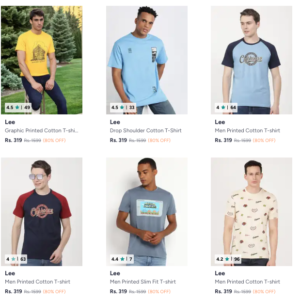 Lee-T-Shirts-For-Men-–-Upto-85-Off-On-Myntra-India-2026