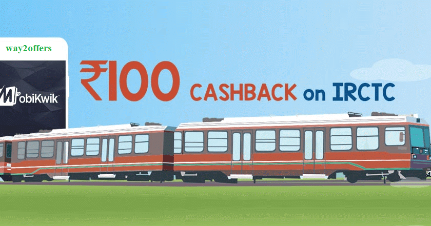 MobiKwik IRCTC Cashback Offer