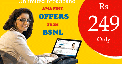 BSNL BB249 300GB 3G Data Plan Activation at Rs249