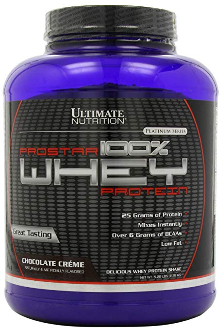 Ultimate Nutrition Prostar 100% Whey Protein - 5.28 lbs (Chocolate Crème) offer price Rs3,738.00 @ Amazon