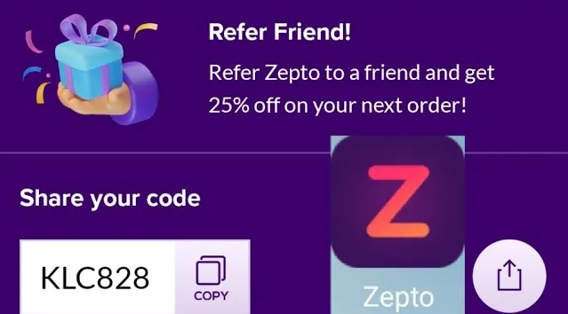 Zepto Referral Code