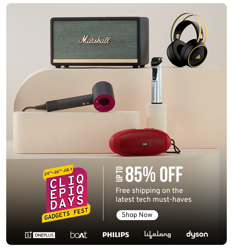 Cliq Epiq Days Gadgets Feat Upto 85% Off (24th – 26th July)