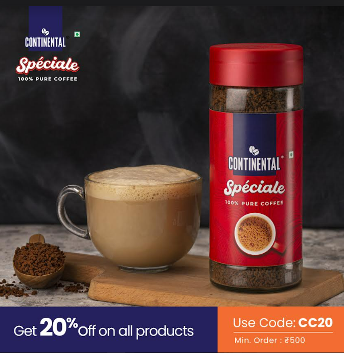 Continental Coffee – Flat 20% Off Sitewide