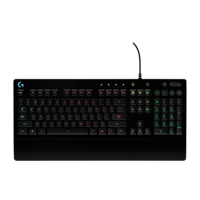 Logitech G213 Prodigy Wired Gaming Keyboard RGB with Customization (Spill Resistant, Black) (Tata Neu)