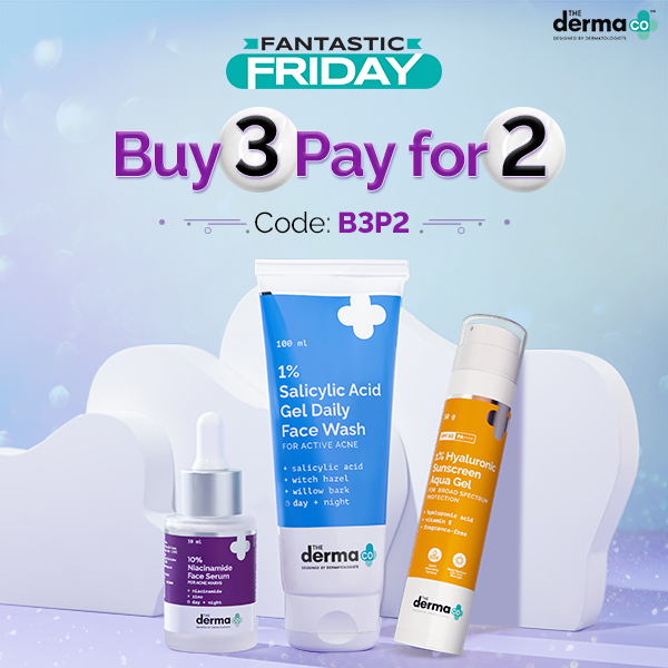 The Derma Co Fantastic Friday Sale – Buy 3 Pay For 2