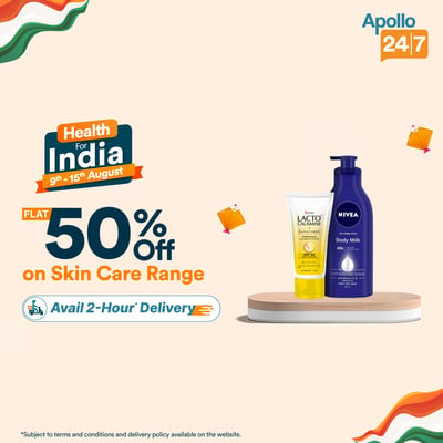 Flat 50% Off on Skin Care Products