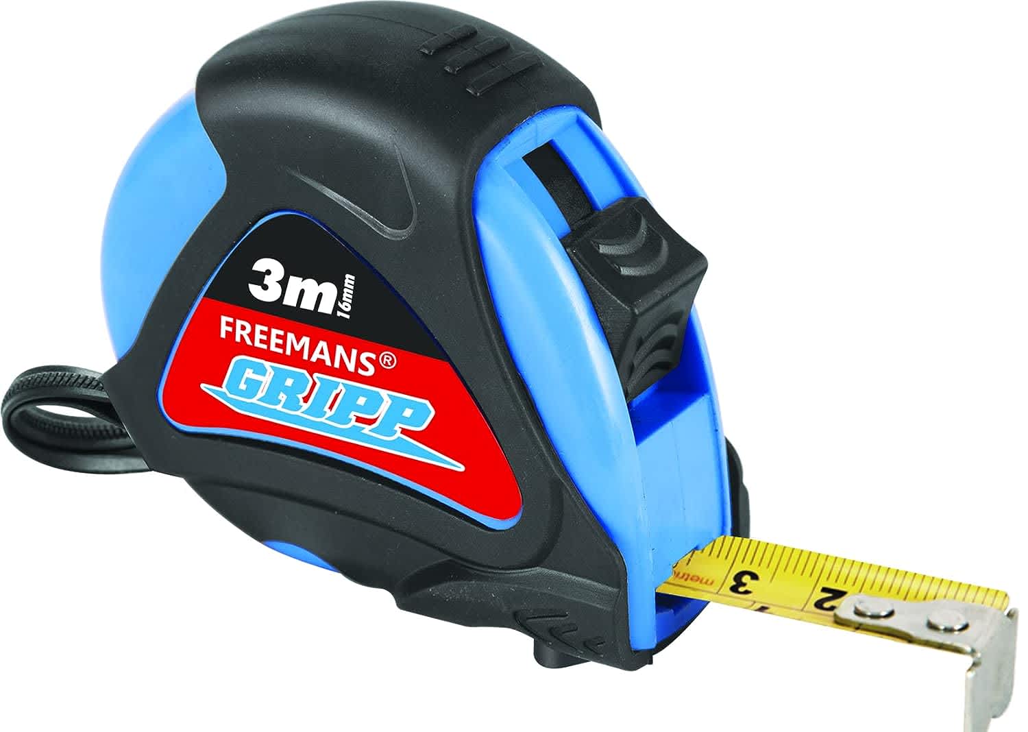 FREEMANS GRIPP 3m:16mm Steel Inchi Measuring Tape (Blue) @ 56 only