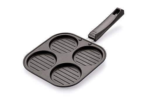 Tosaa Non Stick Grill Uttapam Maker Aluminium Multi Snack Maker(4 Cavity)(Black)