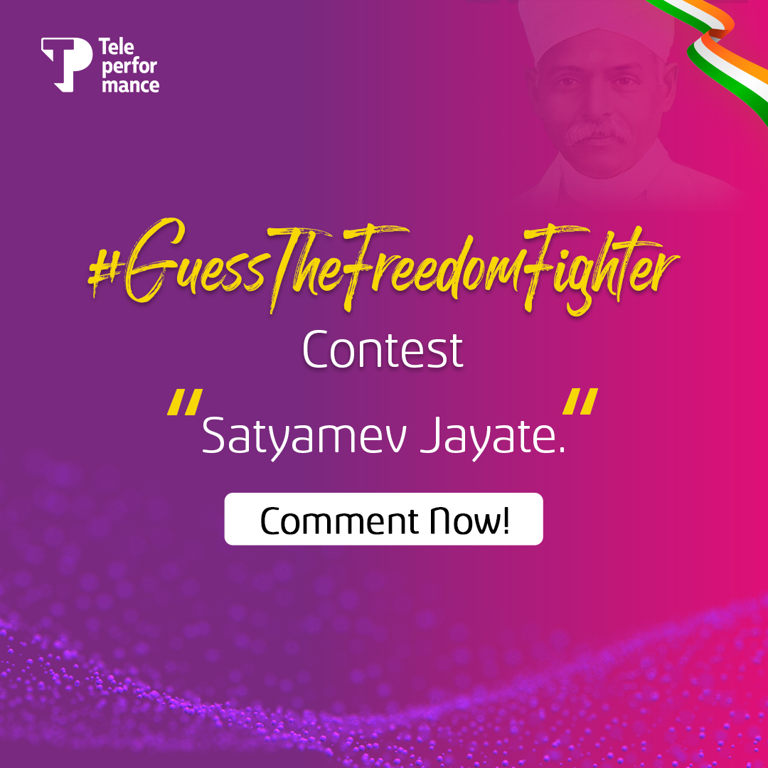 Participate In Teleperformance India'S #Guessthefreedomfighter Contest 1
