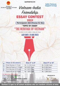 Vietnam India Friendship Essay Contest 2023