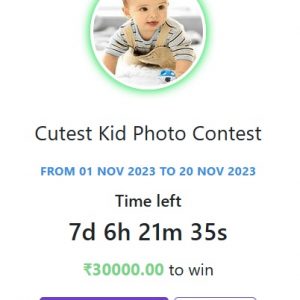 mcontest.in Cutest Kid Photo Contest 2023