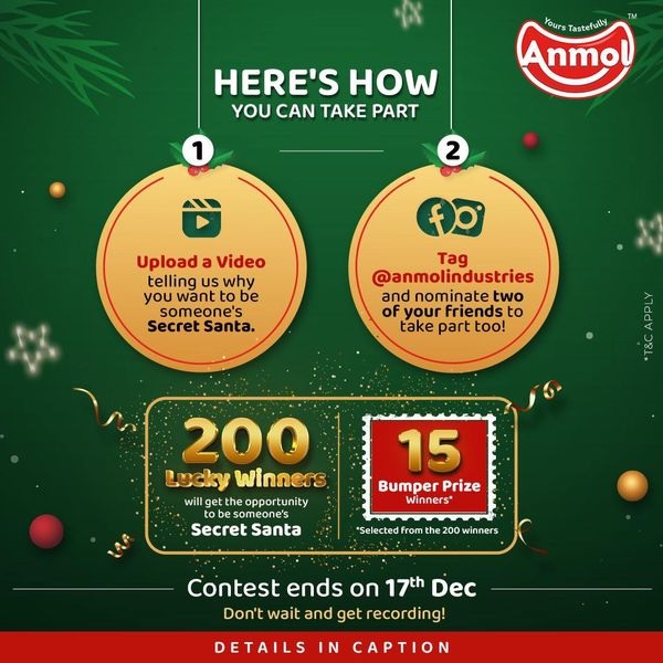 Anmol Secret Santa Contest 2023 winners