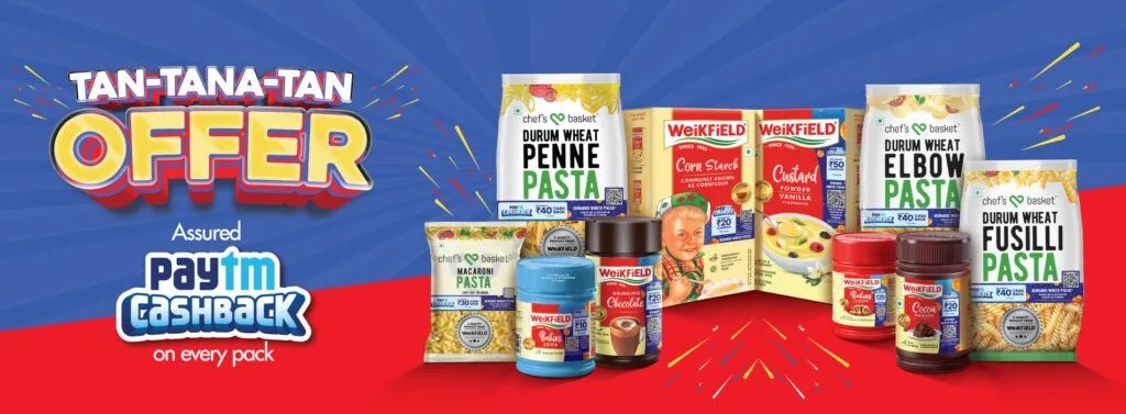 Weikfield Tan-Tana-Tan Offer Contest 2023 – Win Paytm Cashback 1 Weikfield Tan-Tana-Tan Offer Contest 2023