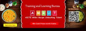 Amrut Aicte Millet Recipe Talent Competition 2024