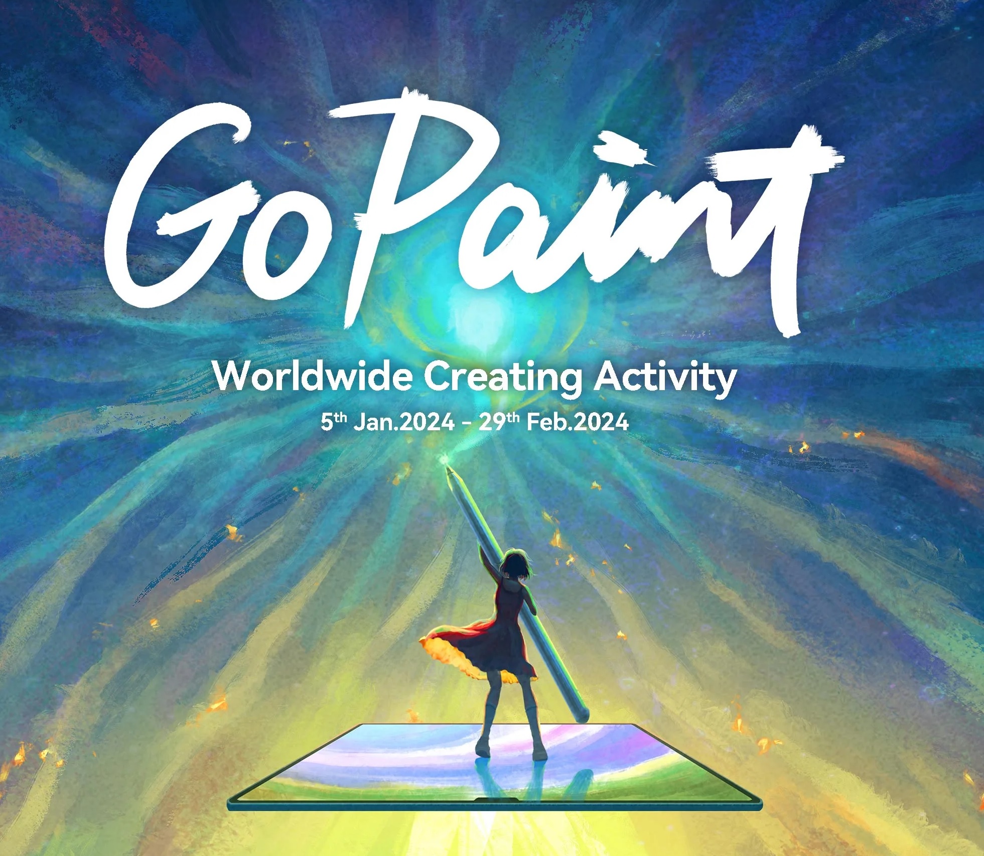 GoPaint Worldwide Creating Activity Painting Contest