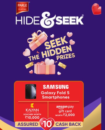 Parle Hide &Amp;Amp; Seek The Hidden Prizes Contest Cashback Offer 2024