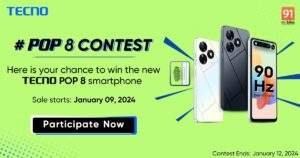 Tecno Pop 8 Contest 2024