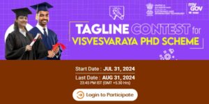 Tagline Contest For Visvesvaraya Phd Scheme 2024 In Electronics &Amp; It 3