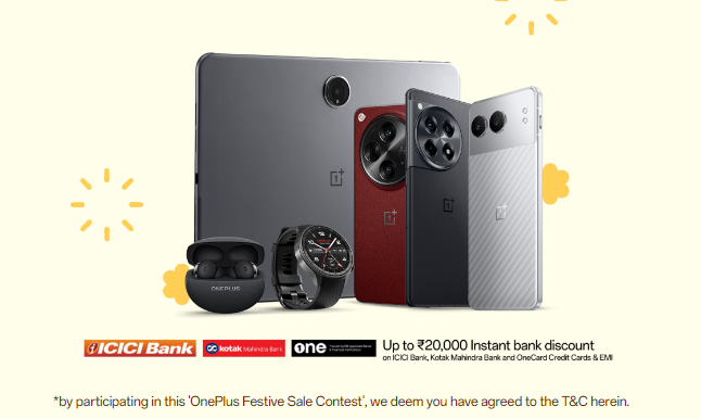 Oneplus Festive Sale Contest 2024 - Win Free Oneplus 12R, Nord Buds &Amp;Amp; More! 1