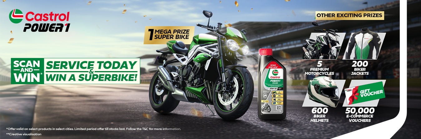 Win Mega Prizes With Castrol Power1 Scan And Win Offer Contest 2024