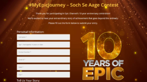 My Epic Journey Soch Se Aage Contest 2024 And Win Gold Coins! 24