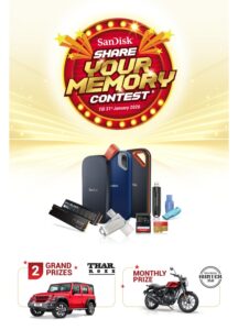 Share Your Memories Contest By Sandisk
