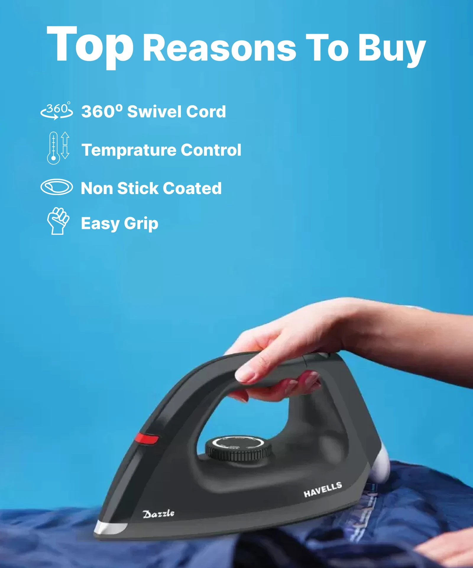 Best Budget Havells Dry Iron Battle: Dazzle Vs Glace Plus 1 Best Budget Havells Dry Iron Battle: Dazzle Vs Glace Plus