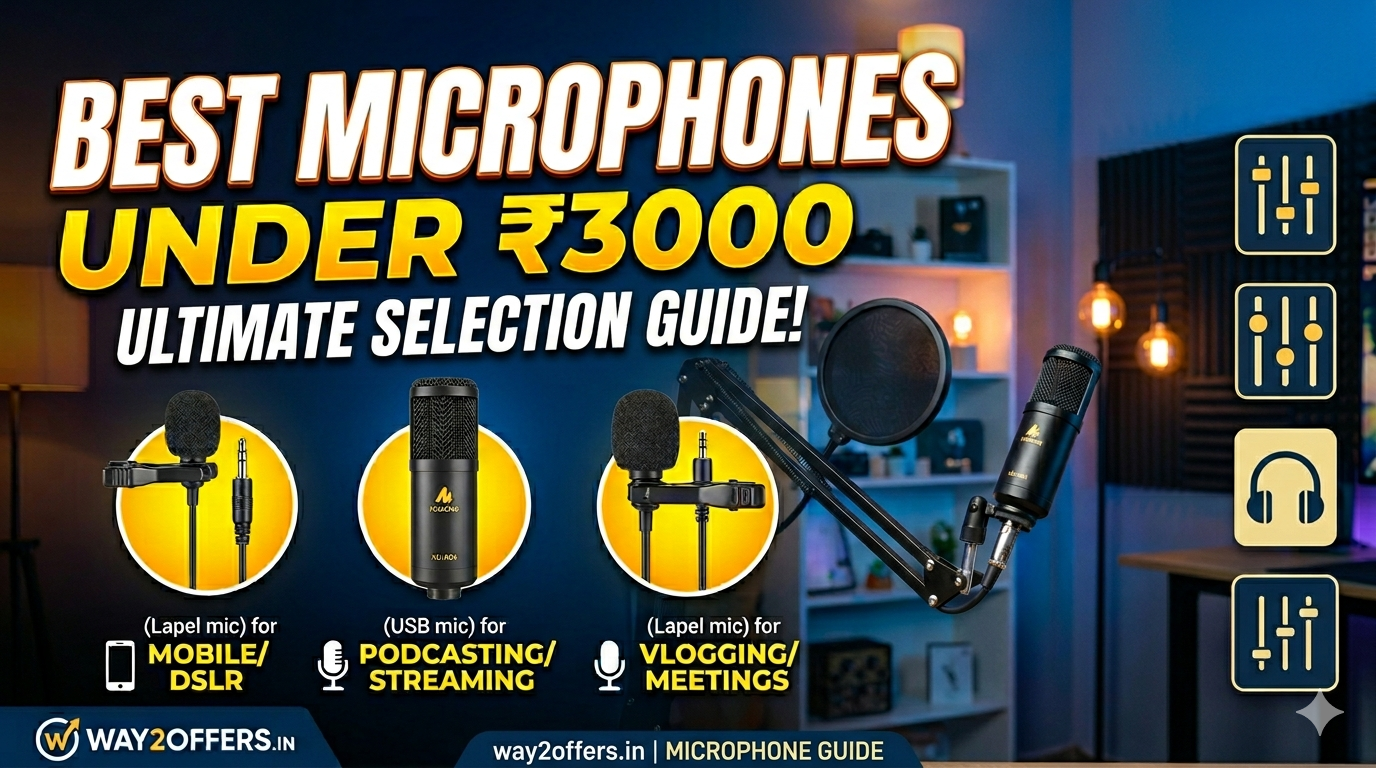 Best Microphones Under ₹3000 In India