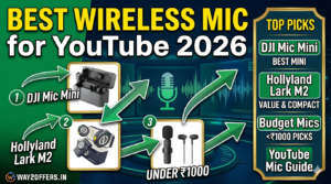Best Wireless Mic For Youtube 2026 Dji Mic Mini, Hollyland Lark M2 &Amp; Budget Mics Under ₹1000