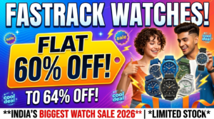 Fastrack Watches At Flat 60% To 64% Off