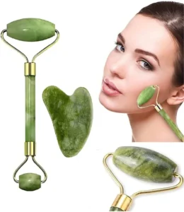 Goldinks Jade Roller Face Massager Set Steal Deal At Rs89