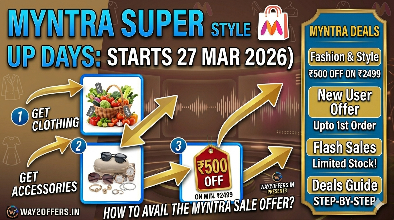 Myntra Super Style Up Days: Starts 27 Mar 2026 1 Myntra Super Style Up Days Starts 27 Mar 2026