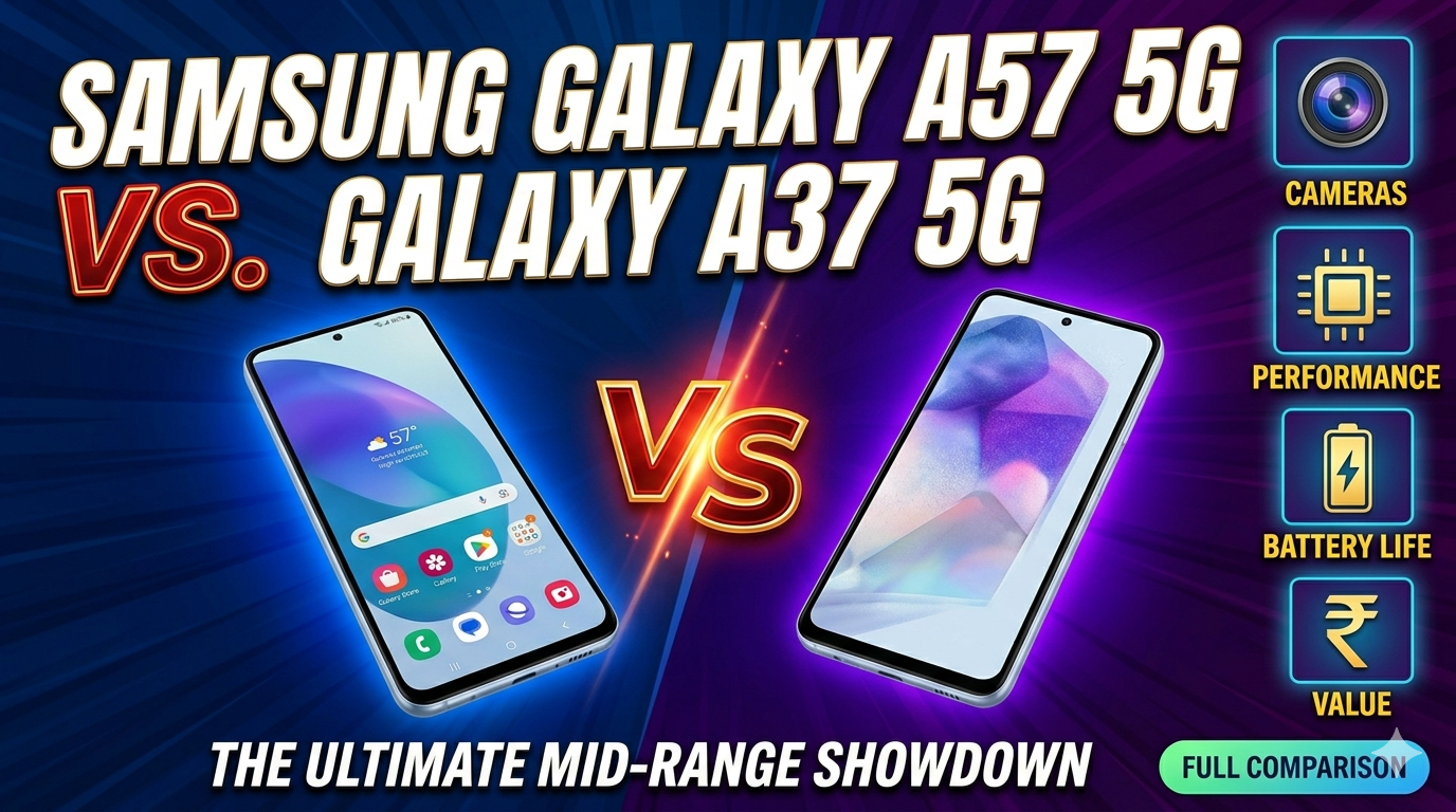 Samsung Galaxy A57 5G Vs Galaxy A37 5G