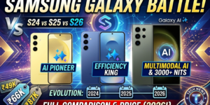 Samsung Galaxy S24 Vs S25 Vs S26