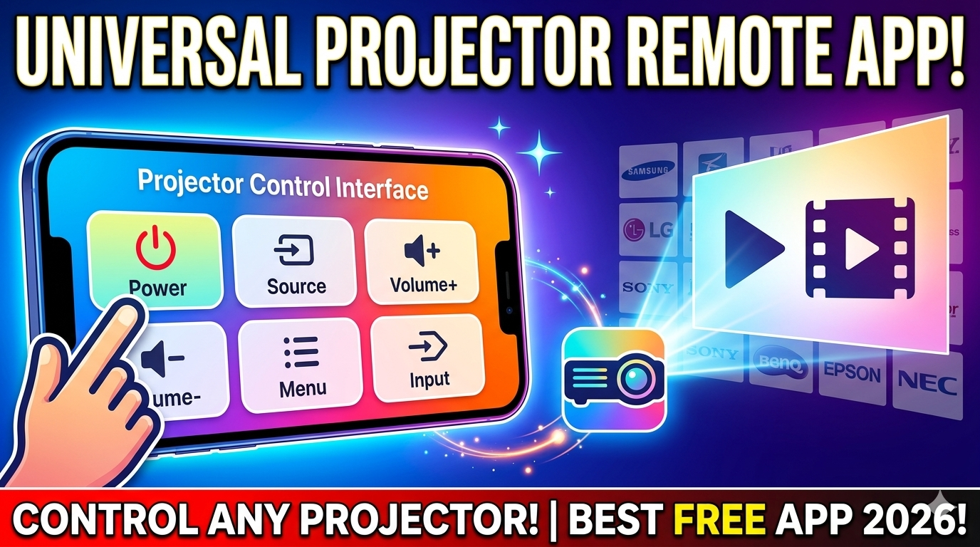 Universal Projector Remote App