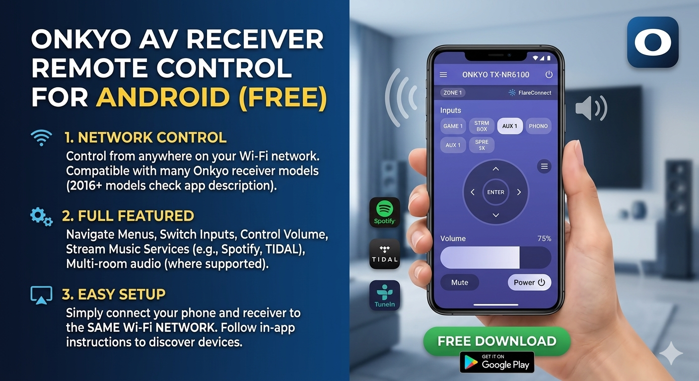 Onkyo Av Receiver Remote App